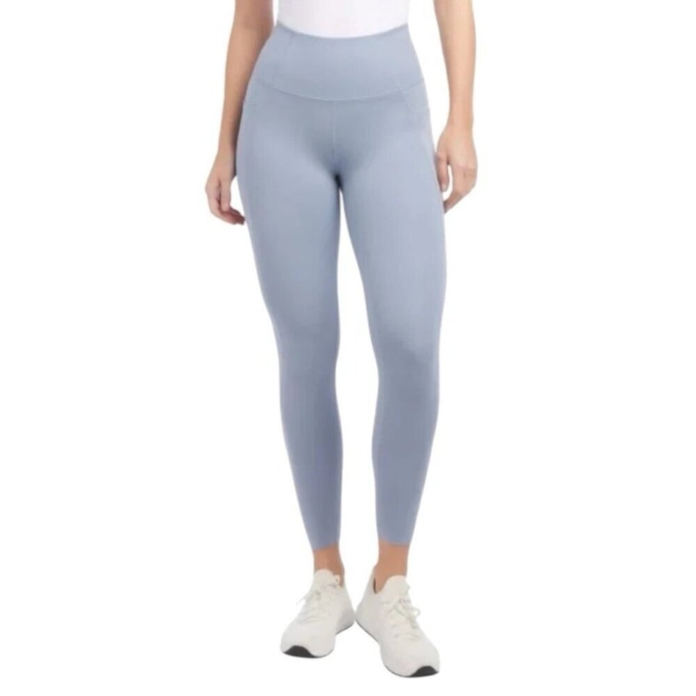 Danskin High Women's L Rise Brushed Legging Raw hem   N0207